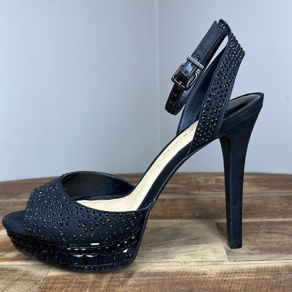 Gianni Bini Embellished Strappy Platform Sandals Womens Size 9 1/2 - Picture 9 of 14